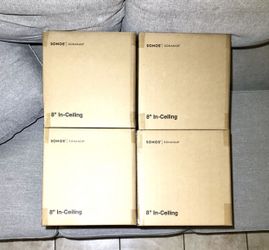 4Pairs of Sonos 8” In-Ceiling Architecture Speakers Brand New Sealed Include Warranty 8x Speakers. Model:  INCL8WW1