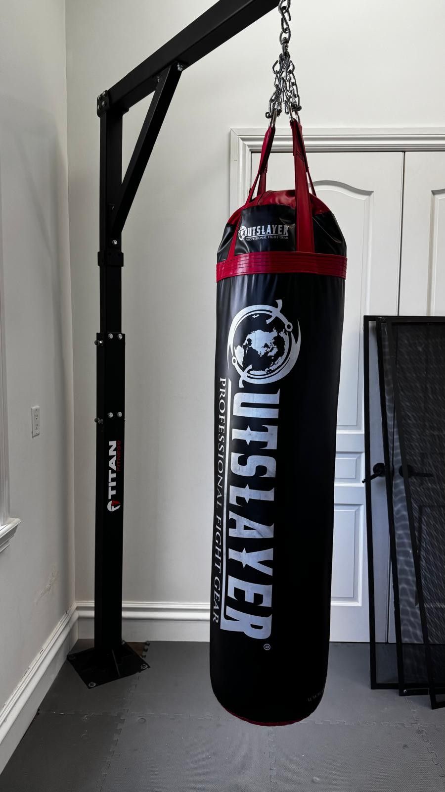 Heavy Punching Bag with Titan Stand