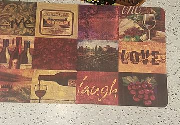 Wine memory foam kitchen matt