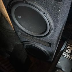 2 12 Inch JL Audio In Box 