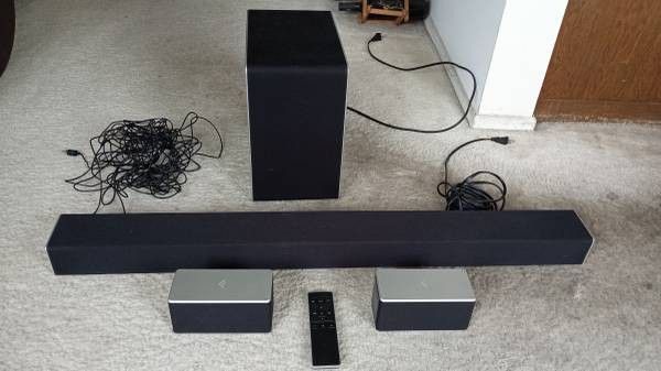 VIZIO SB36512-F6 36" 5.1.2-Channel Soundbar System bluetooth and remote control subwoofer
