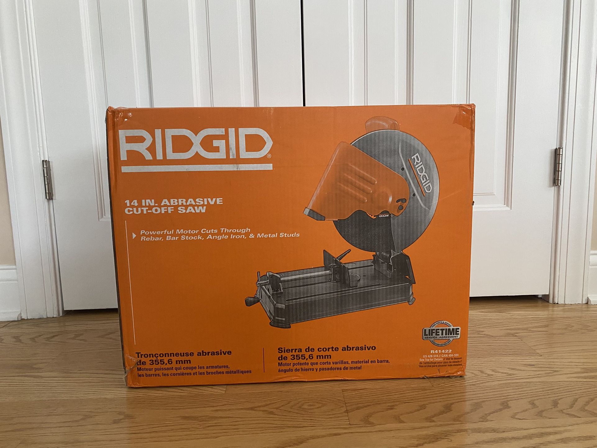 RIDGID 14 in. Abrasive Cut-Off Saw Brand New R41422