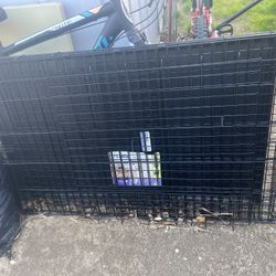 Like New Mid West Icrate X-Large Dog Crate Cage, Has Divider & Bottom Tray Panel