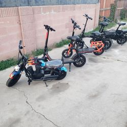Electric scooter electric bike ebike e-bike ... the Small Blue kids $350!. Black scooter $250! Orenge $300! Middle folding $350! & best one is $400!