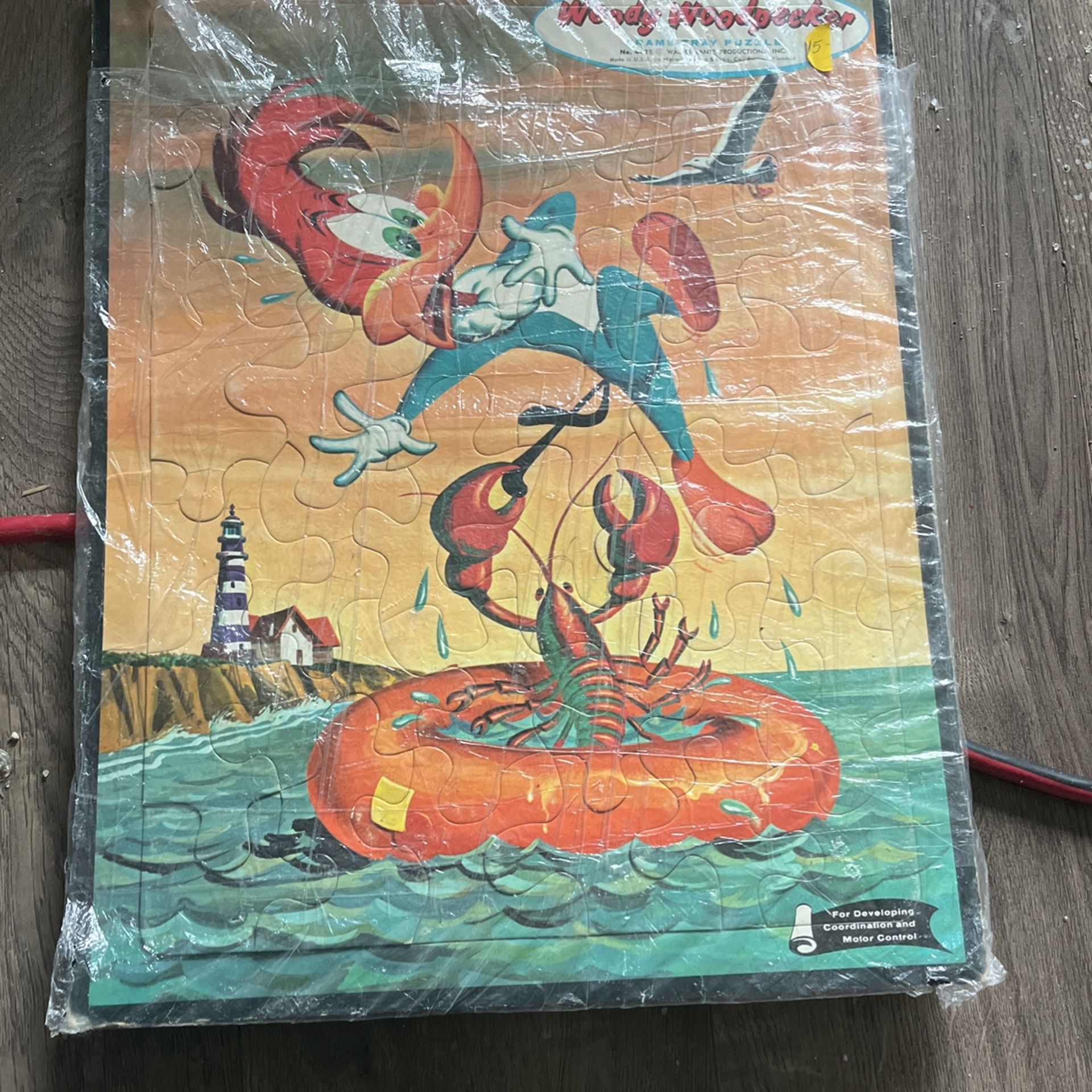 Woody Woodpecker Whitman Frame Puzzle 4428 11.5 x 14.5 Walter Lantz USA 1970