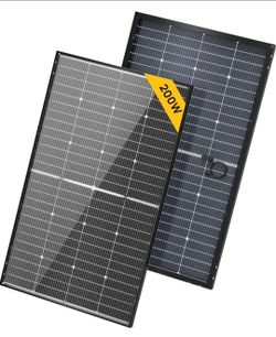 200w N-type Bi-Facial Solar Panel