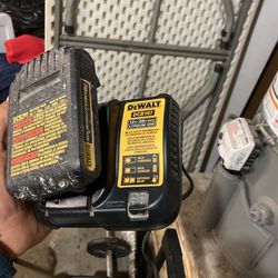 Charger And Battery Dewalt