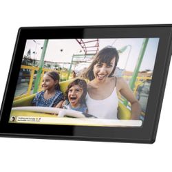 Feelcare 15.6-inch 16GB WiFi Digital Photo Frame, featuring an FHD 1920x1080 IPS Touchscreen Display