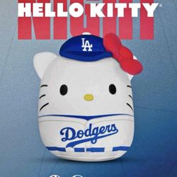 Hello Kitty Dodgers Plush 