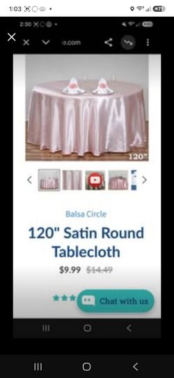 Pink Table cloth