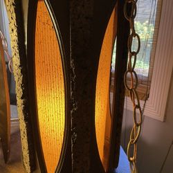 Mid Century Modern Swag Lamp