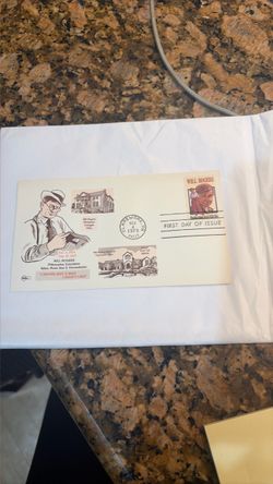Will Rogers First Day of Issue Envelope 1979
