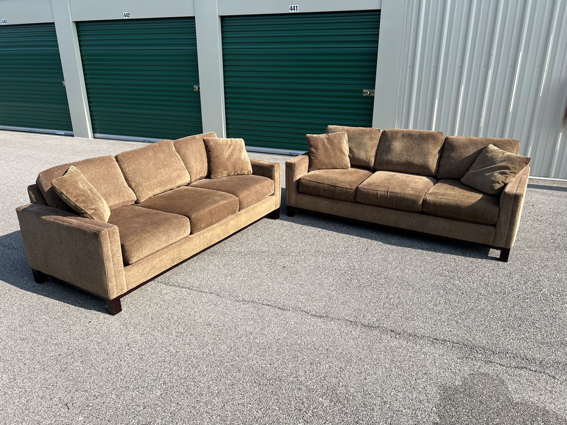 Beautiful Brown Sofa Living Room Set - FREE DELIVERY