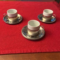 Silver Espresso Cups