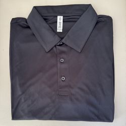 Black and white polo shirts. 