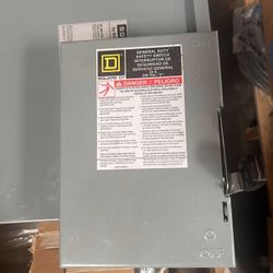 Square D General Duty Safety Switch 30 Amp 240 VAC D321N