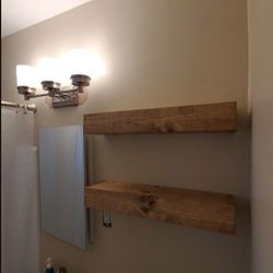 Bathroom Floating Shelves