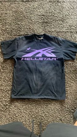 Hellstar Graphic T-Shirt Black Purple Logo