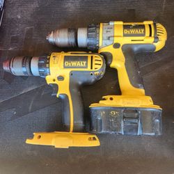 Dewalt 18 V Hammer Drill And Drill Driver With Battery And Charger