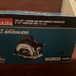 Makita 18V 6-1/2 in. LXT Sub-Compact Lithium-Ion Brushless Cordless Circular Saw (Tool Only)