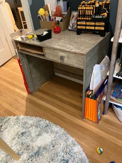 Small wood desk
