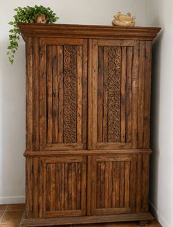Teak Wood Armorie Solid
