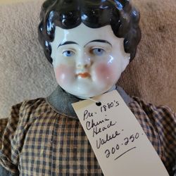 Very Old China Head And Hands