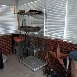 Cat  Cage  6 Feet Tall  