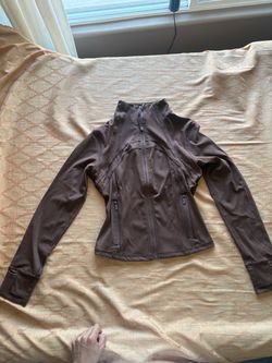 Brown Lululemon Define Cropped Jacket