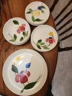 Stetson Collectable Hand Painted Dish Set