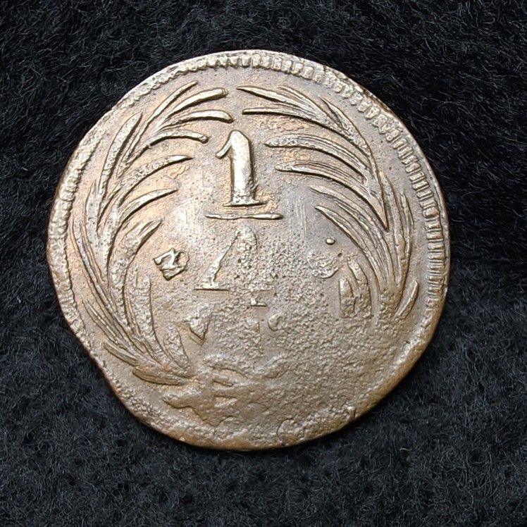 1838? 1/4 Real Mexico