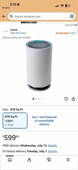 Oransi air purifier