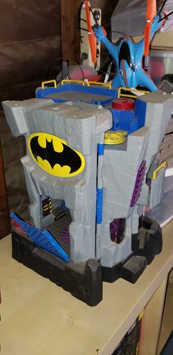Imagine Batman cave and characters