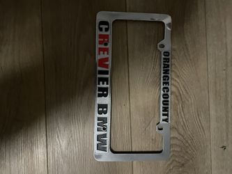 BMW Metal License Plate
