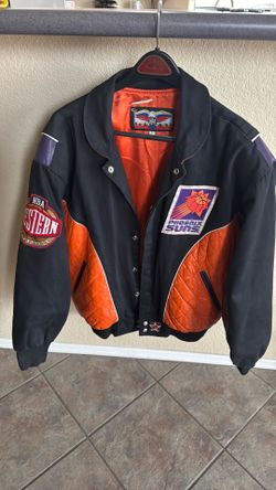 Phoenix Suns VTG 1993 Cotton Leather Jacket Rare