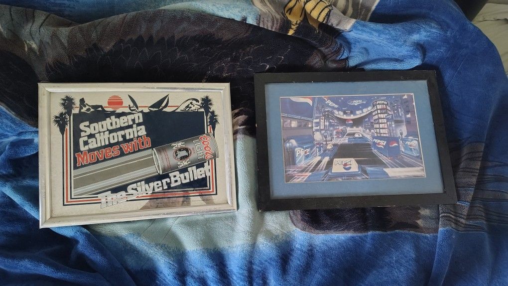 Coors Light/Pepsi Picture Frames