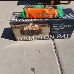 Fire Ring And Fire Log