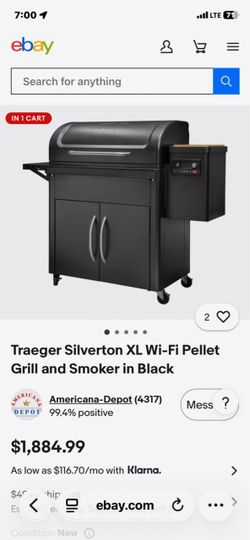 Traeger Silverton XL Wi-Fi Pellet Grill and Smoker
