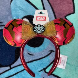 Marvel Avengers- Iron Man Disney Minnie Mouse Ears 