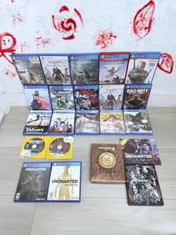 Playstation 5 Games And PlayStation 4 Games ( Used , Tested Working ) Read Description)