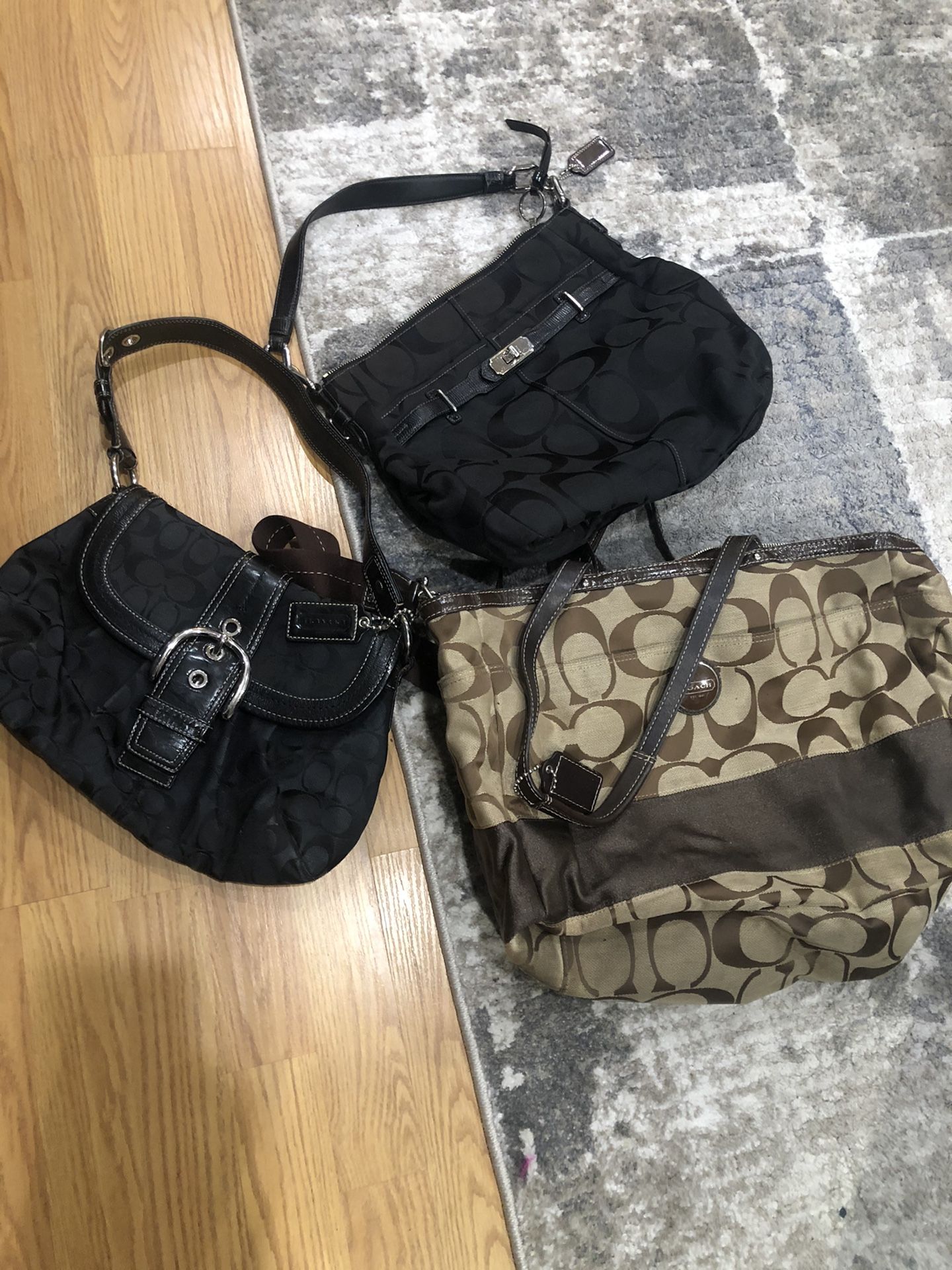 Coach bags used