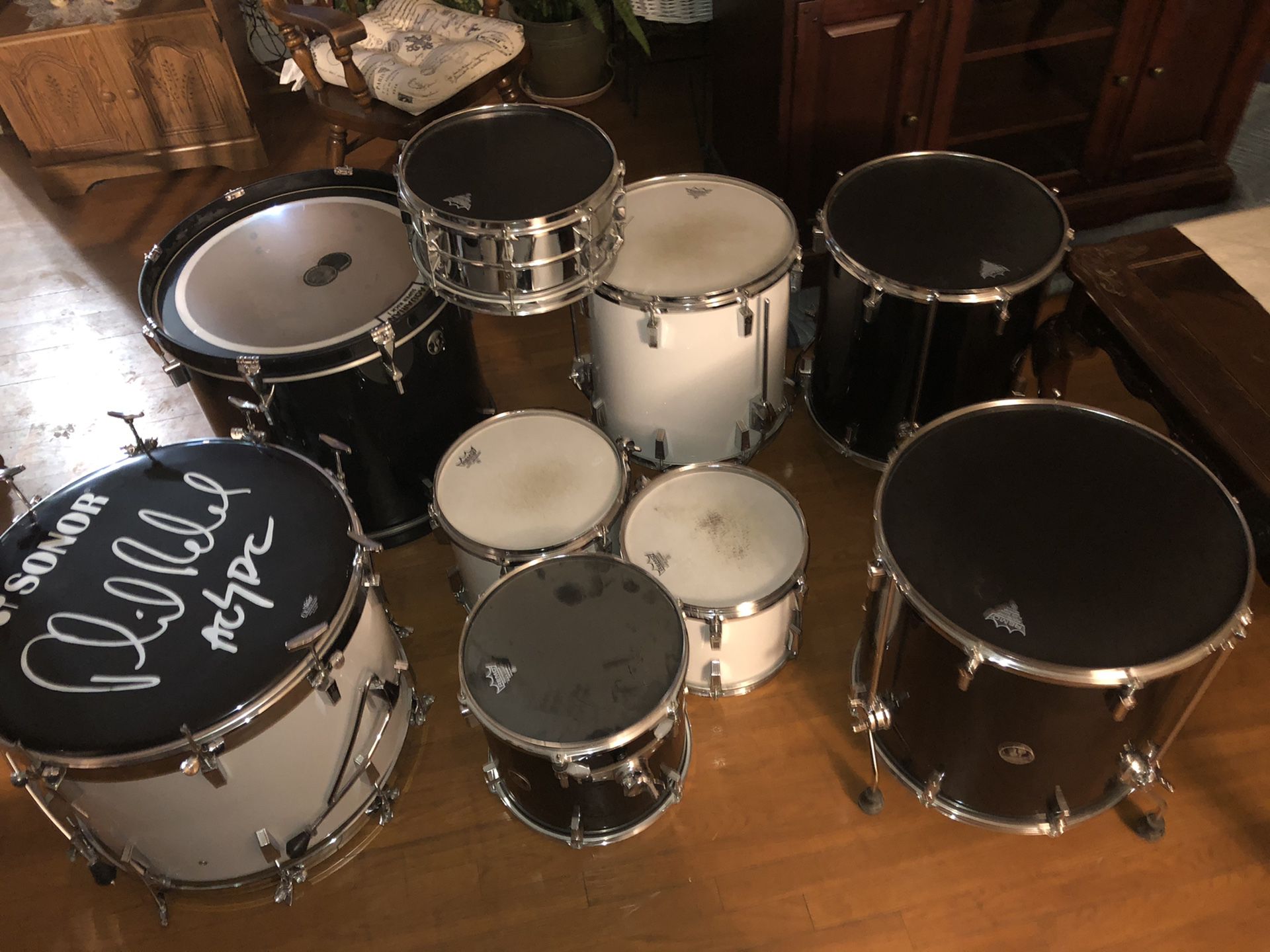 9 Drums (two sets)