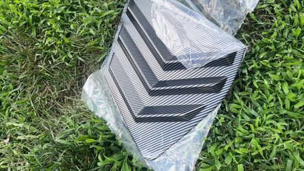 BRAND NEW! Carbon Fiber Quarter window louvers
