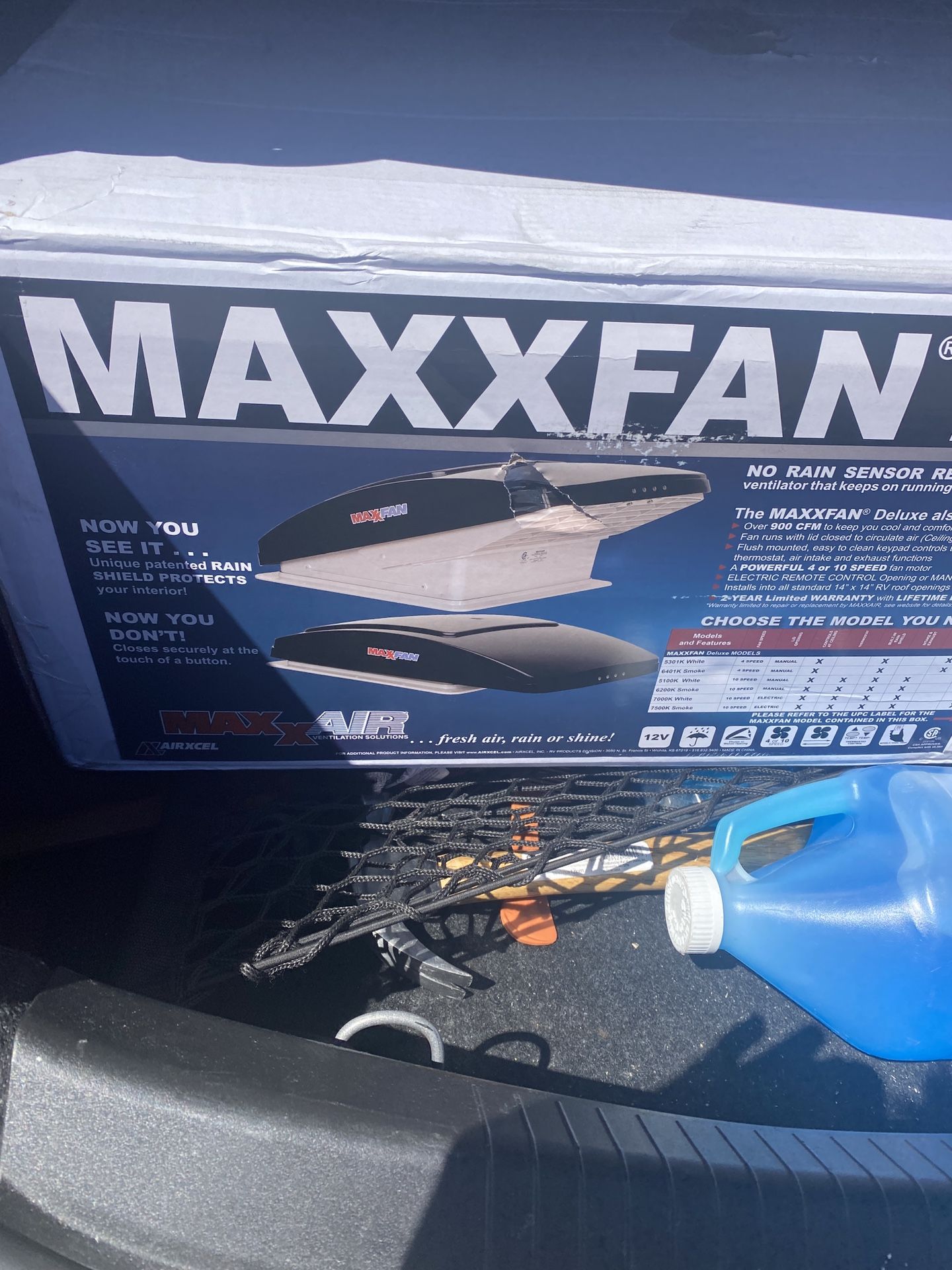 Max fan does all types of things brand new for a rv