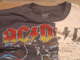 3XL AC/DC multiple album cover long sleeve sweater