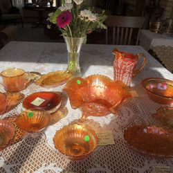 Lot Of Carnival Glass Downsizing Cash/Venmo WBLake Home