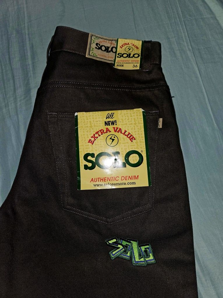 Solo Semore Grey Jeans Size 36
