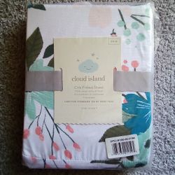 Cloud Island Fitted Crib Sheet