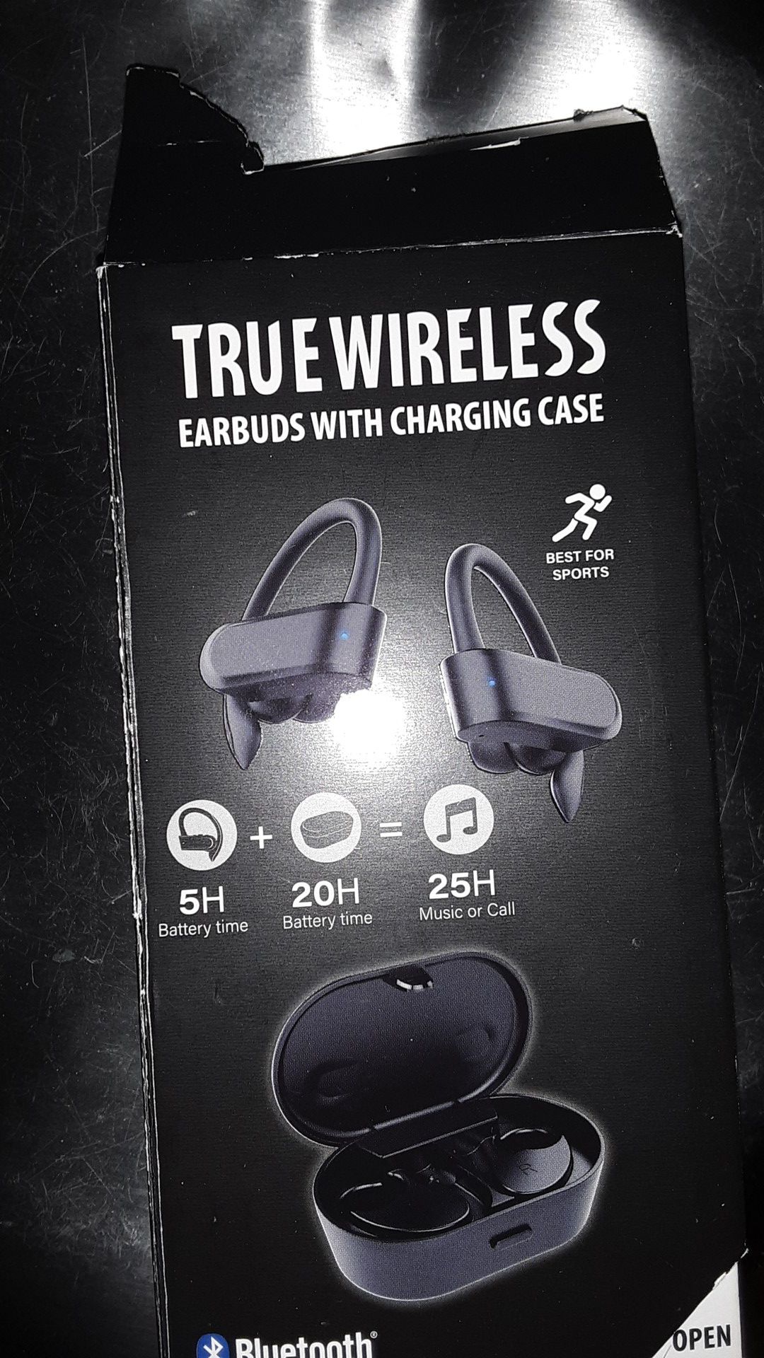 True wireless Earbuds with charging case