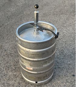 Beer keg and tap
